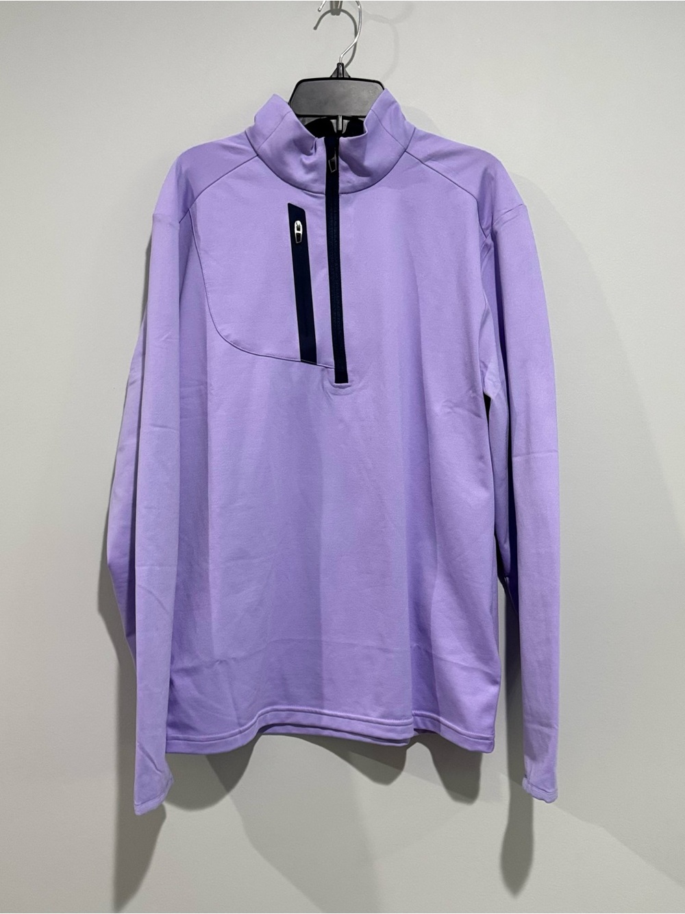NWT RLX Men's Lilac Quarter-Zip Pullover S